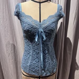 Ann Ferriday Iconic Lace And Silk Fairy Sweetheart Corset S/M
